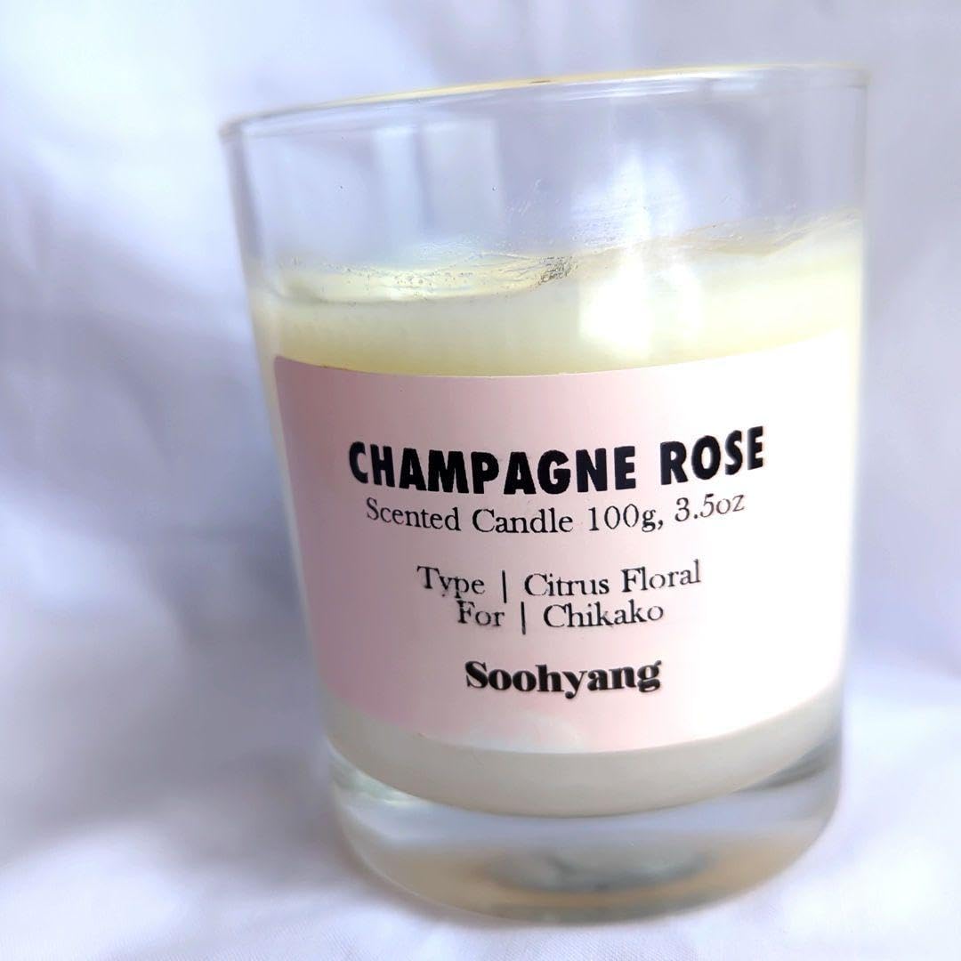 Soohyang キャンドル Amazon.co.jp: Soohyang スヒャン キャンドル CHAMPAGNE ROSE 100g